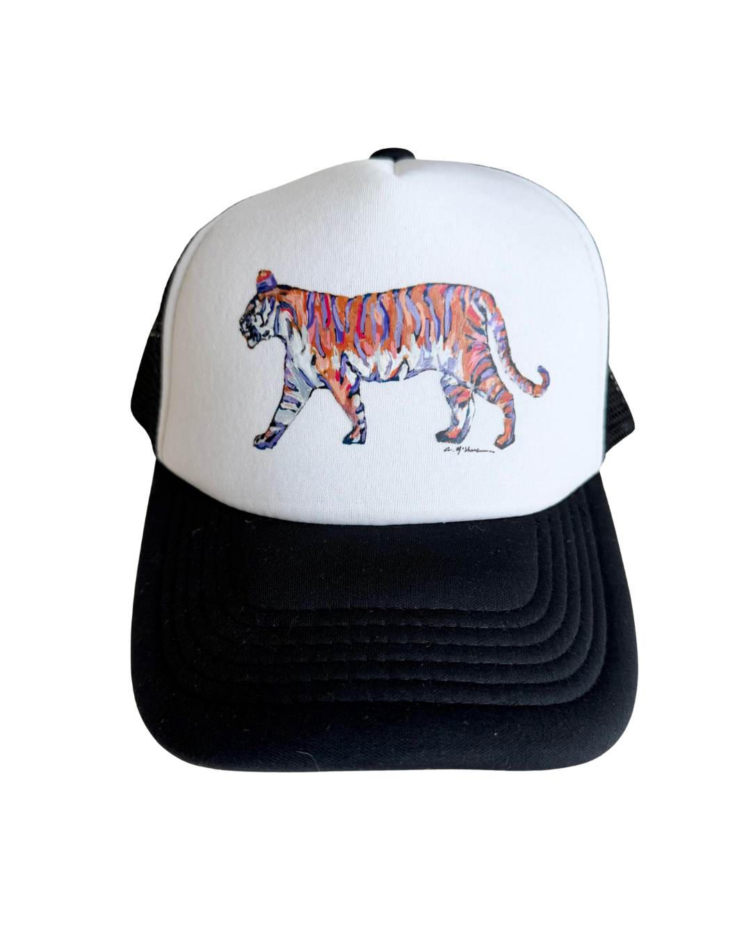 "Tiger Purple & Orange Standing" Hattie