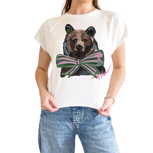 "Bear Love" Edgy-Short Sleeve Shirt