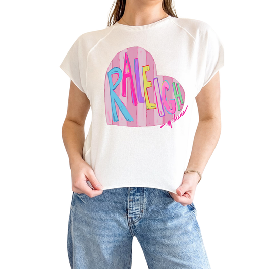Raleigh Love" Edgy-Short Sleeve Shirt