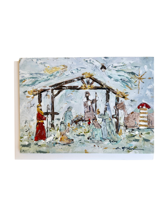 "Nativity" framable card
