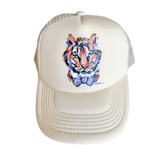 "Tiger Purple & Orange" Hattie
