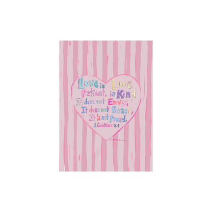 "Love Heart" framable card