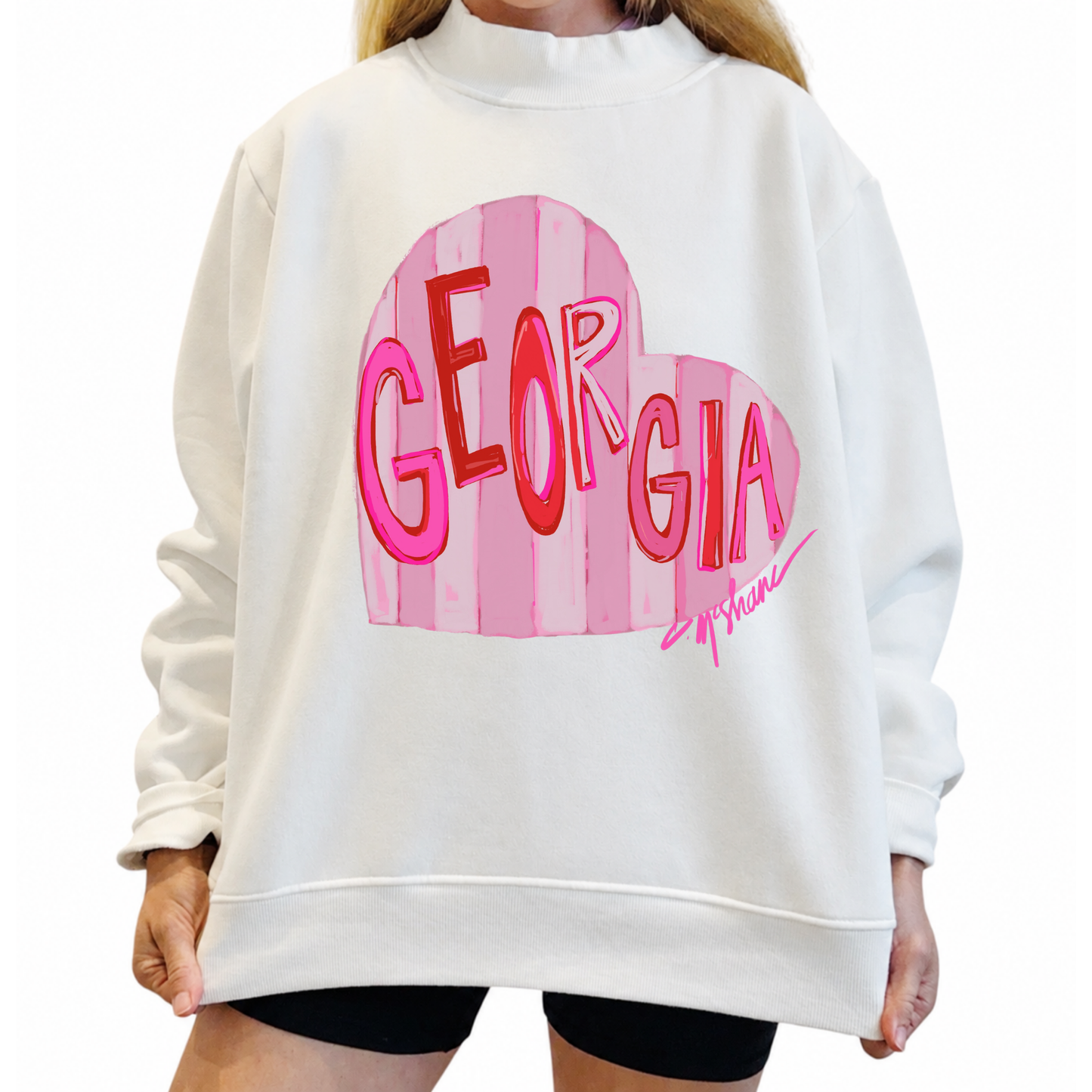 "Georgia Love" Mock Neck (One Size)