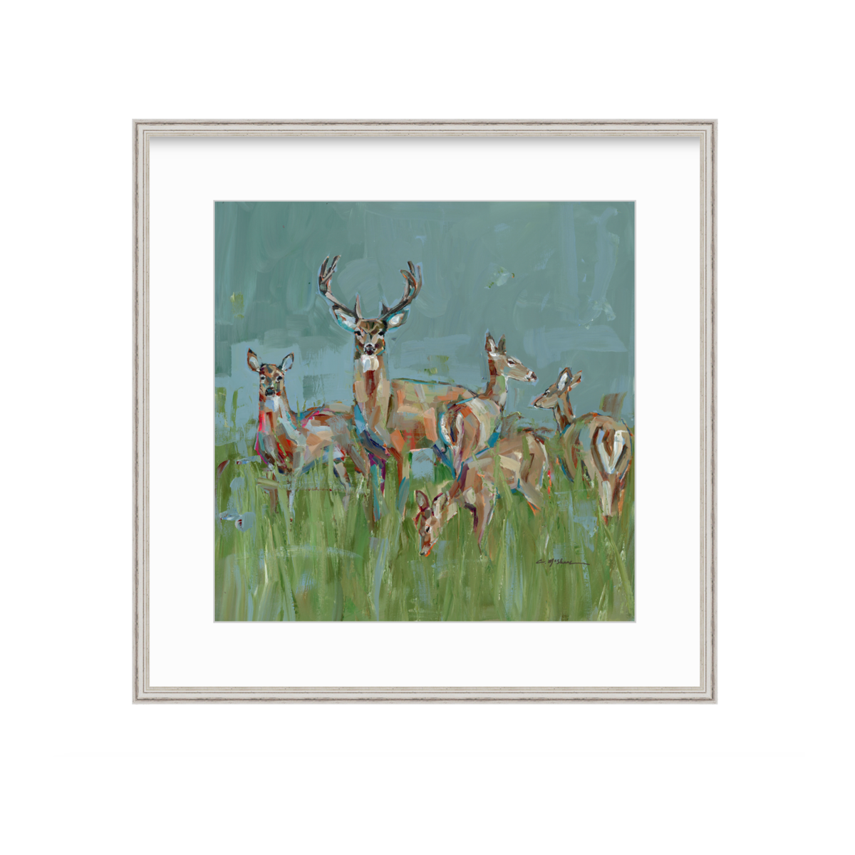 The Gathering Deer Fine Art Print