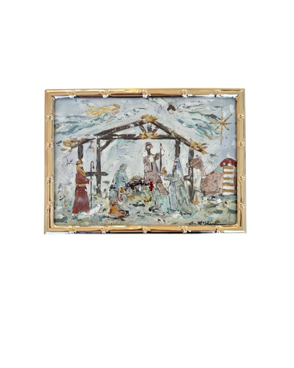 "Nativity" framable card