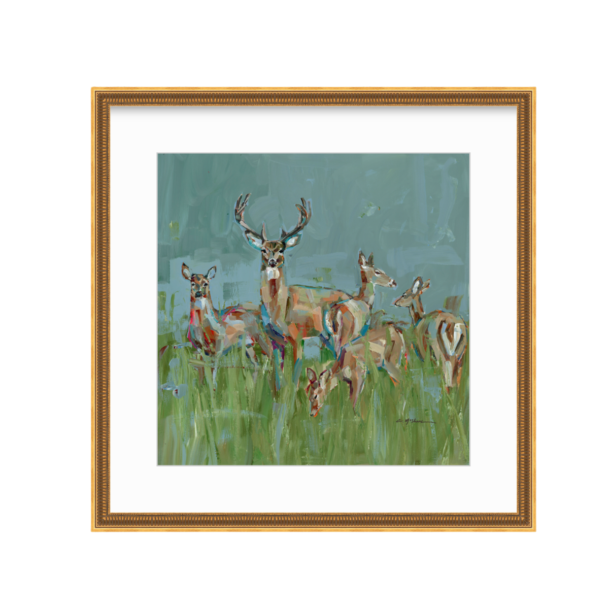 The Gathering Deer Fine Art Print