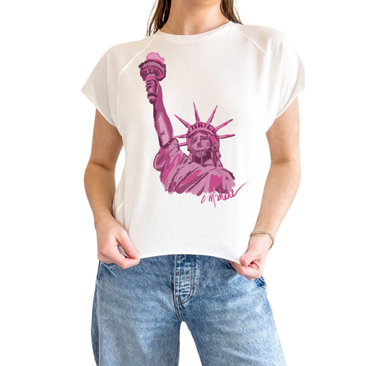 "Liberty Love" Edgy-Short Sleeve Shirt