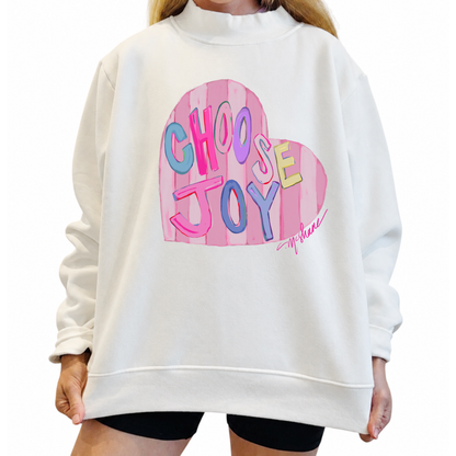 "Choose Joy" Mock Neck (One Size)
