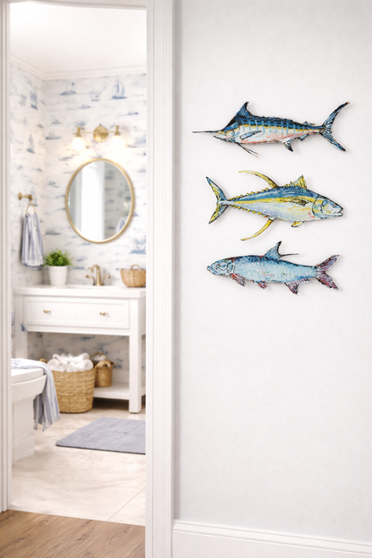 "Blue Marlin" Acrylic Wall Contour