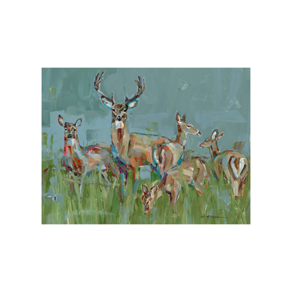 The Gathering Deer Fine Art Print