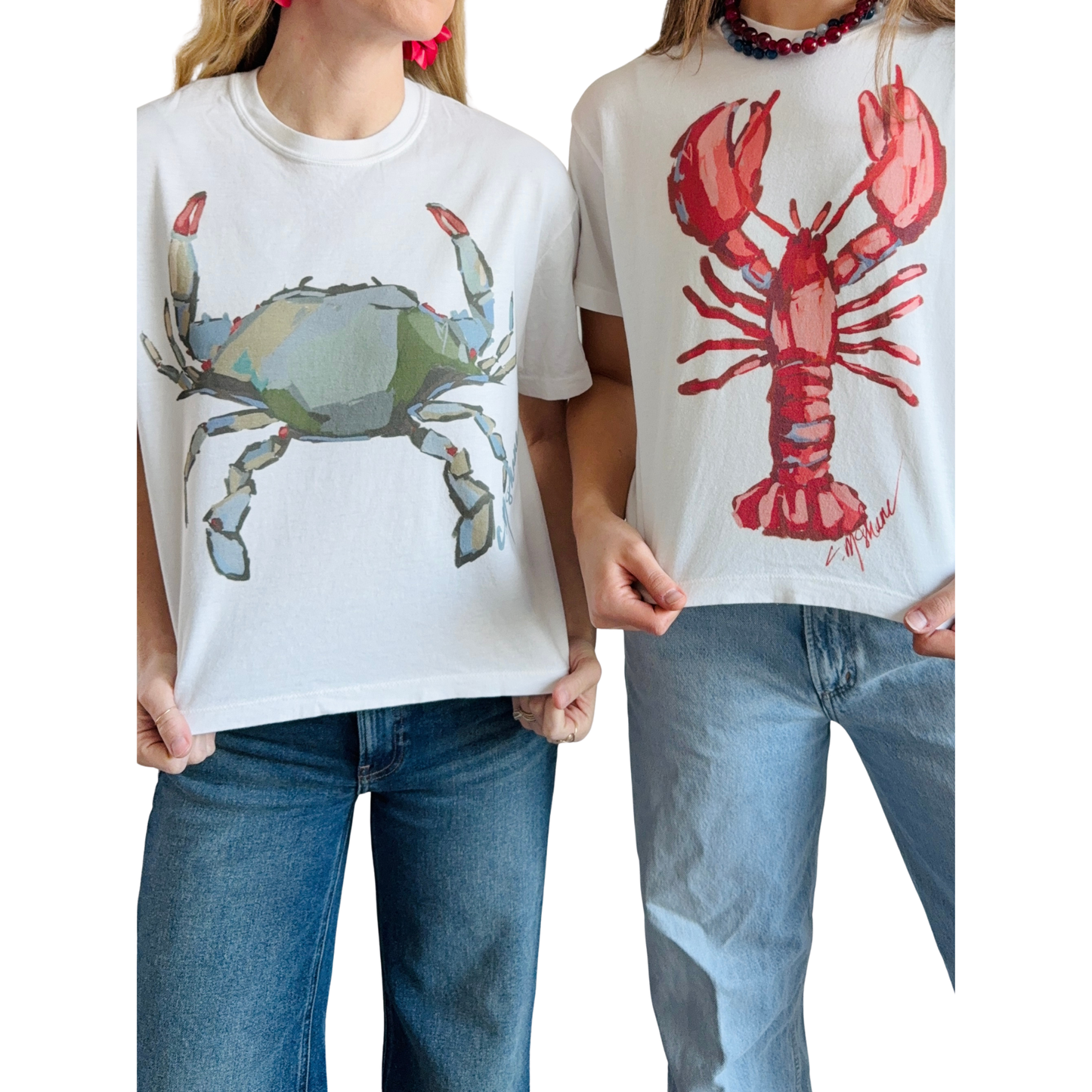"Lobster Love" Comfort Color Art-T-shirt