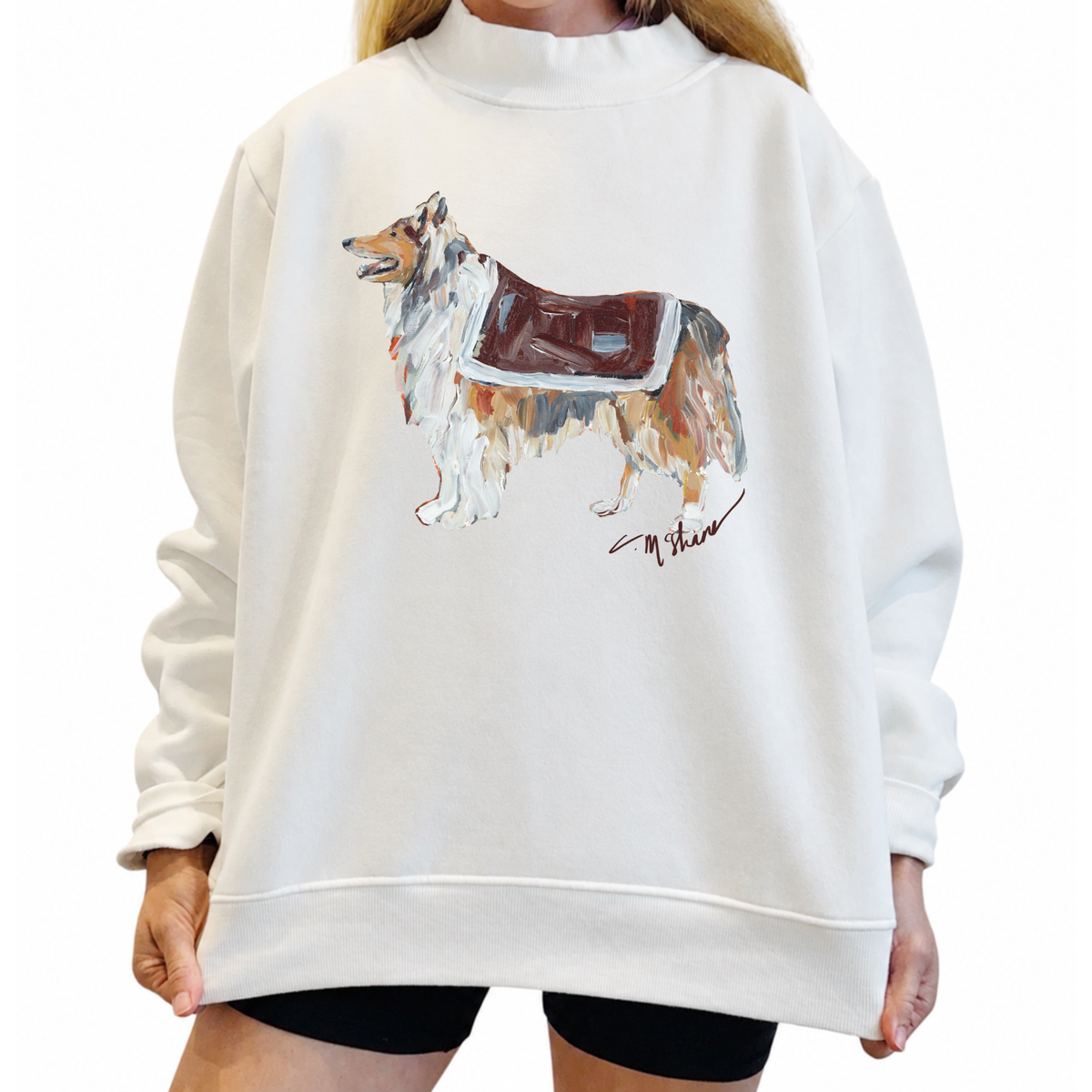 "Classic Collie" Mock Neck (One Size)