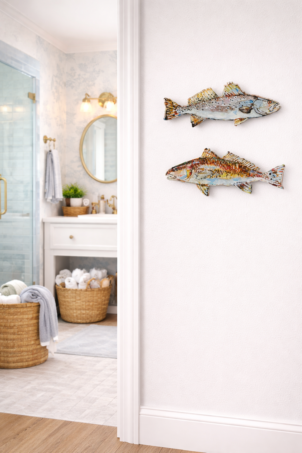 "Redfish" Acrylic Wall Contour
