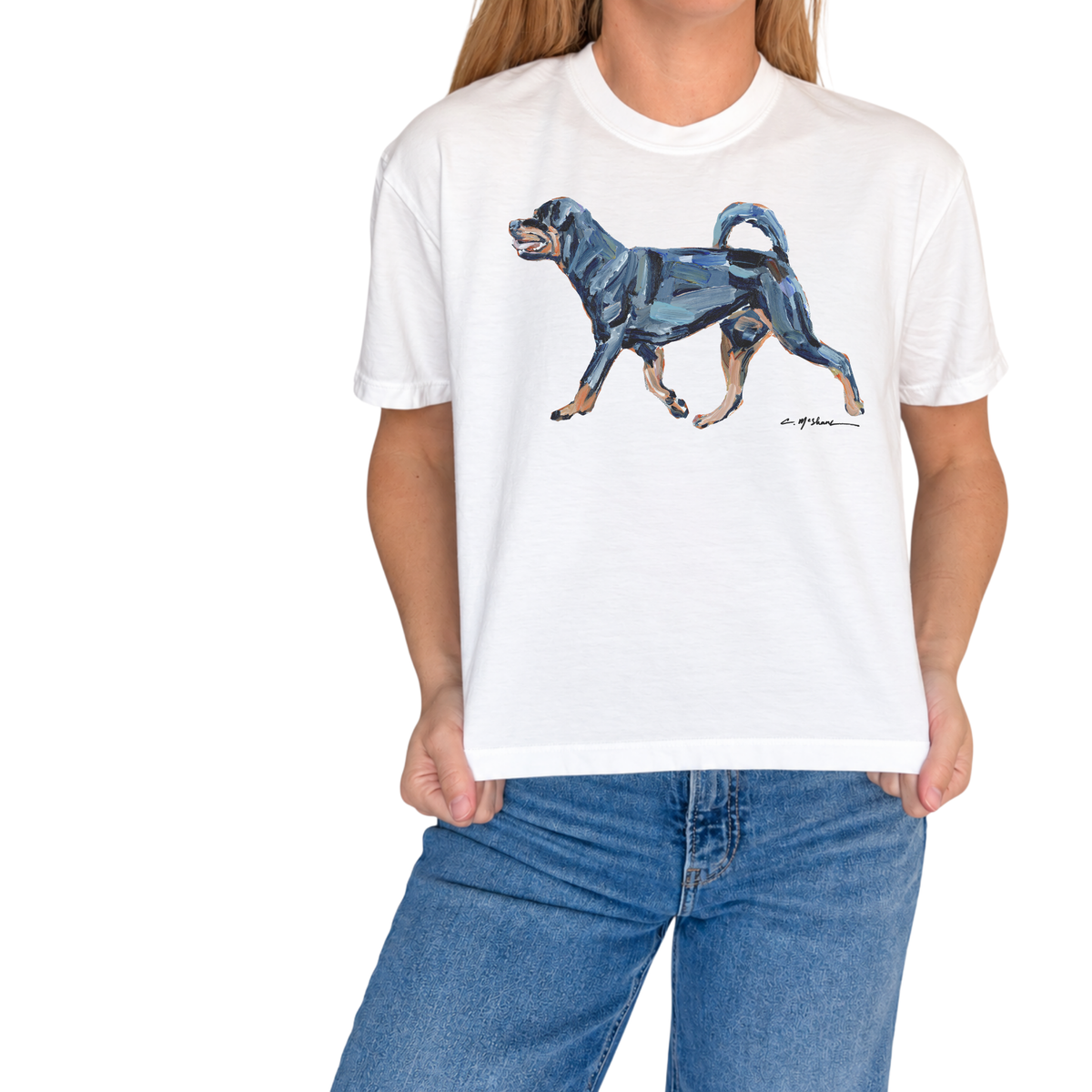 "Rottweiler" Dog Comfort Color Art-T-shirt