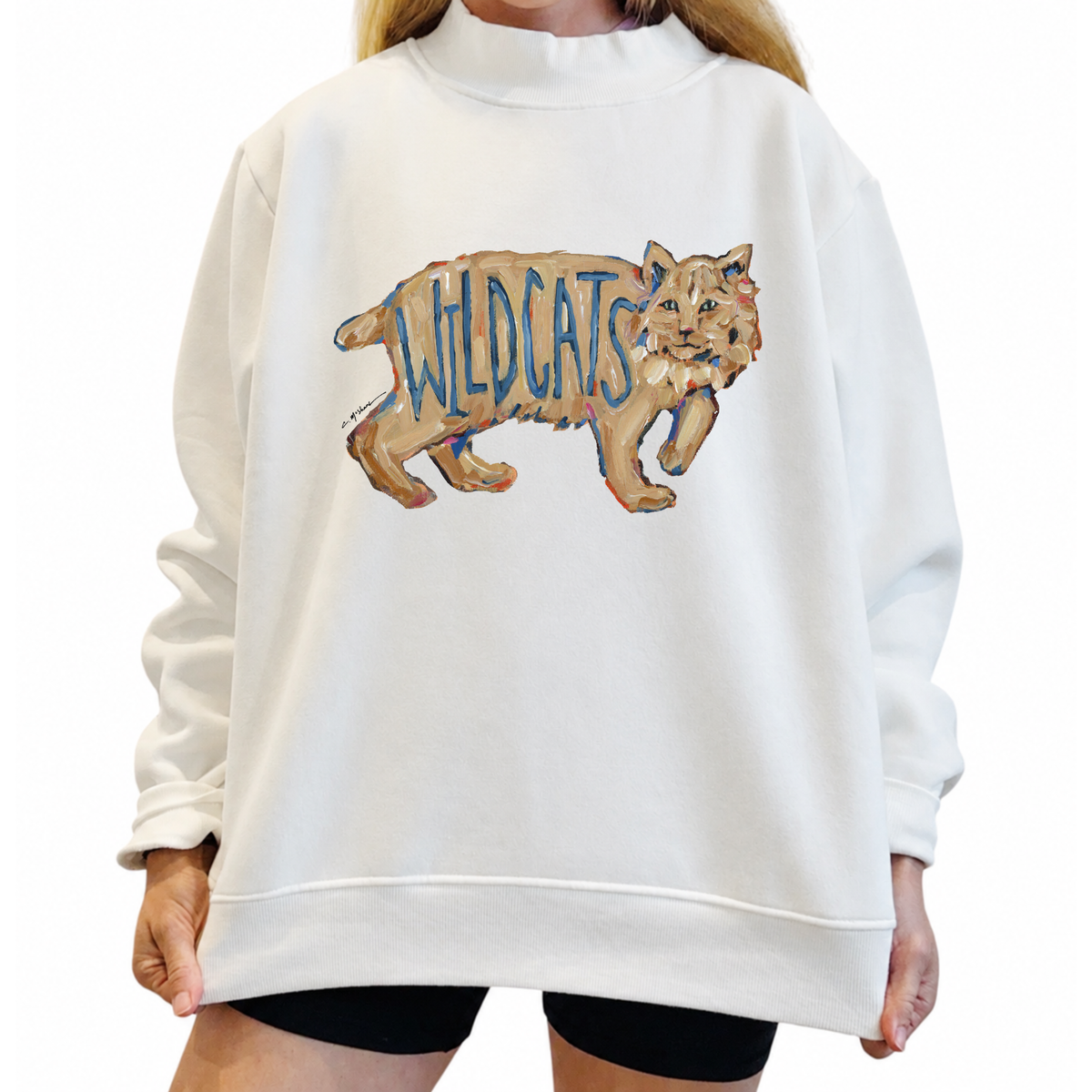 "Wildcat" Mock Neck (One Size)