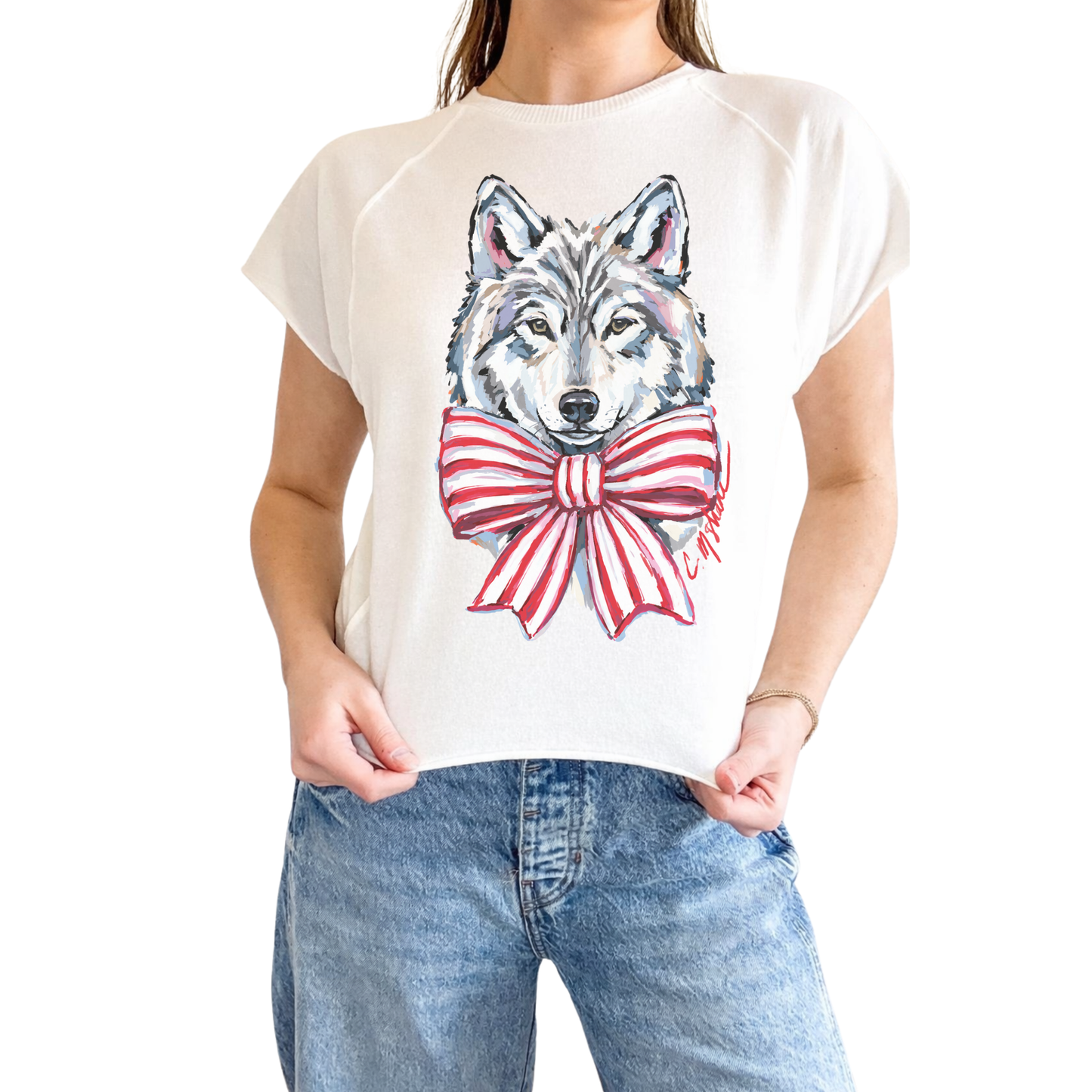 "The Dapper Wolf" Edgy-Short Sleeve Shirt