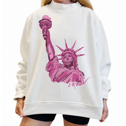 "Liberty Love" Mock Neck (One Size)