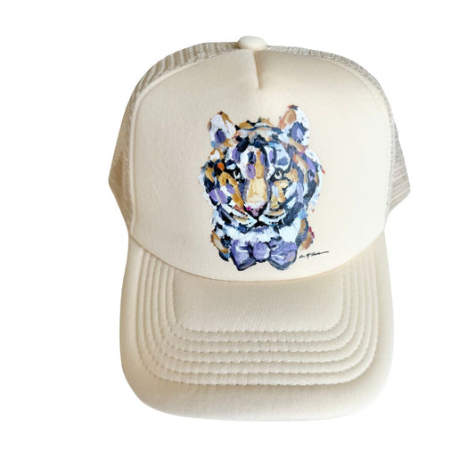 "Tiger Purple & Yellow" Hattie