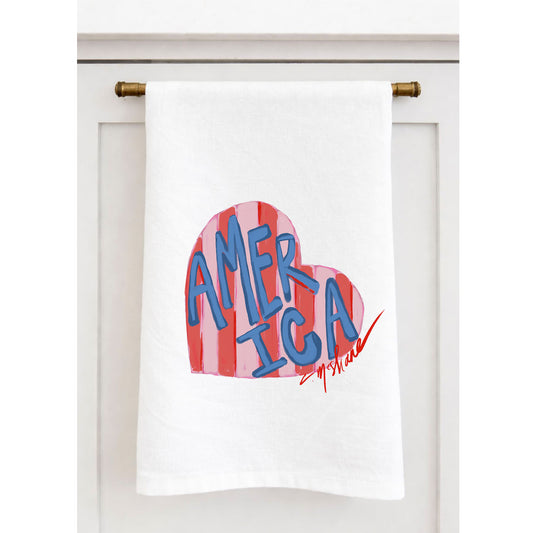 "America" Tea Towel