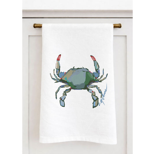 "Blue Crab" Tea Towel