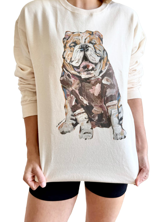 "Bulldog Maroon" Sweatie