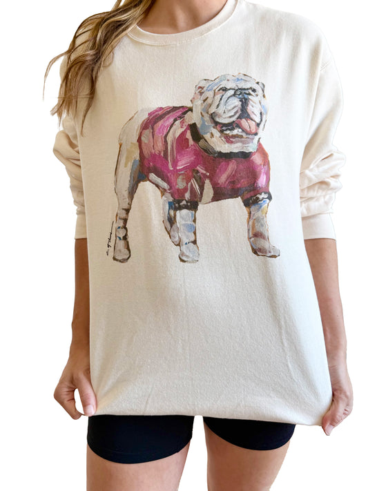 "Bulldog Red" Sweatie