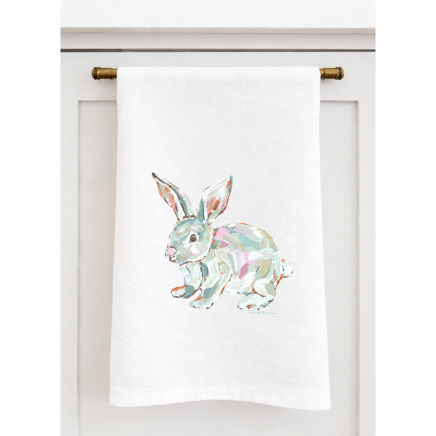 "Bunny Love" Tea Towel