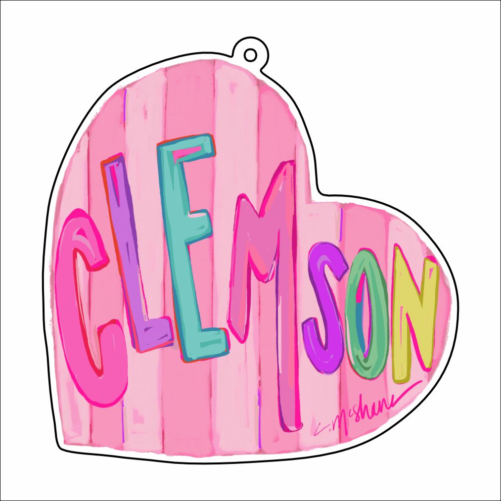 "Clemson Love" Bag Charm (Case of 10)