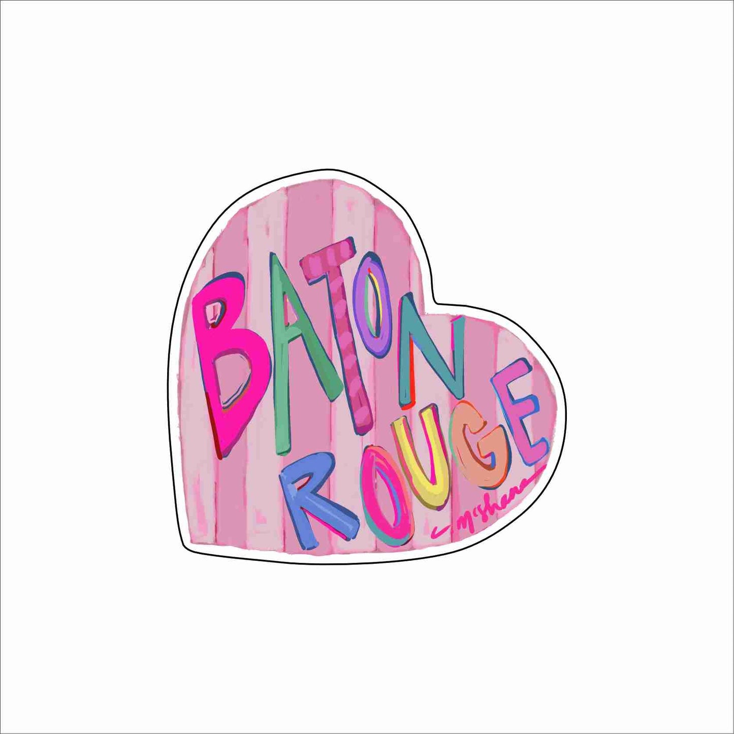 "Baton Rouge Love" Magnet (Case of 10)