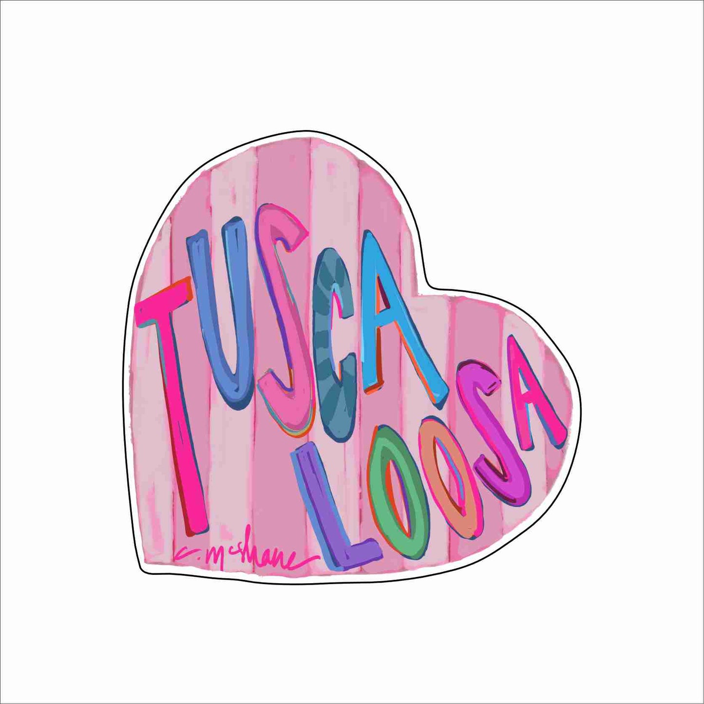 "Tuscaloosa Love" mini acrylic shelfie WHOLESALE