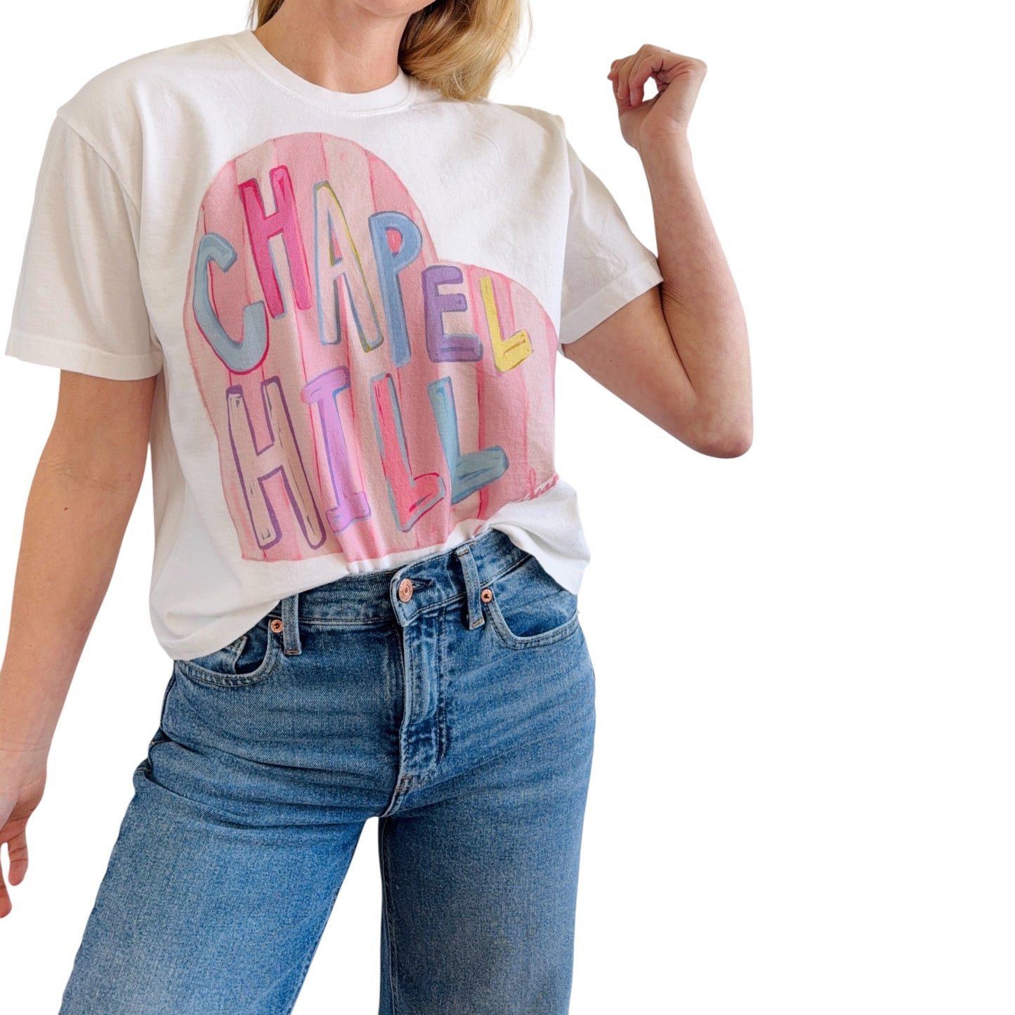 "Chapel Hill Love" Comfort Color Art-T-shirt