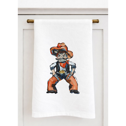 "Cowboy" Tea Towel