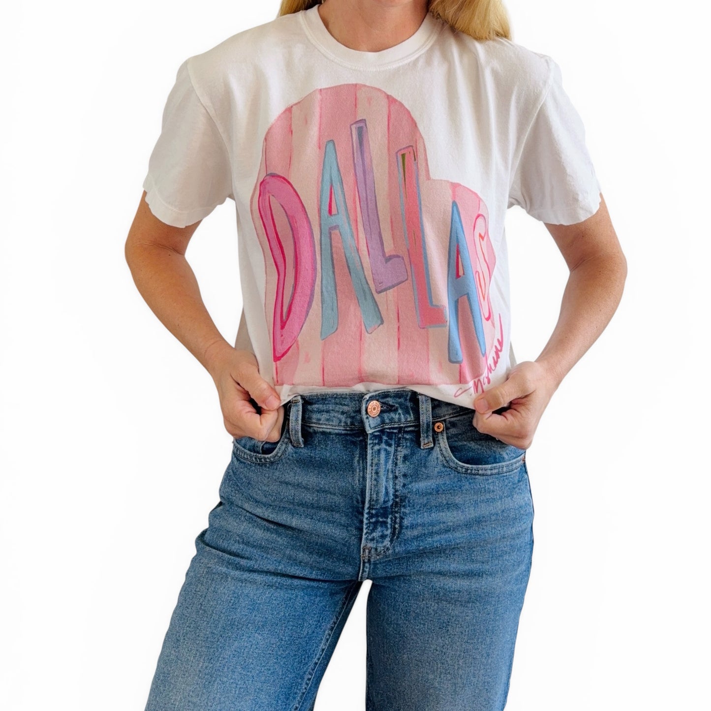 "Dallas Love" Comfort Color Art-T-shirt