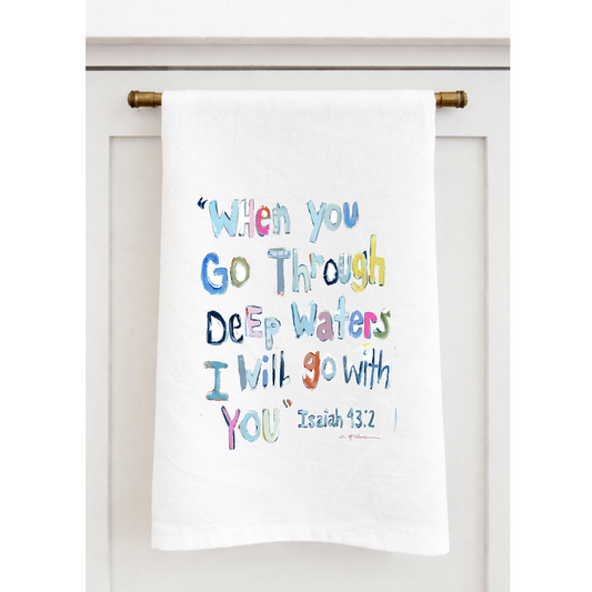 "Deep Waters" Tea Towel