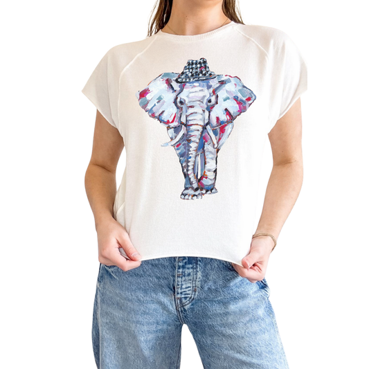 "Elephant" Edgy-Short Sleeve Shirt