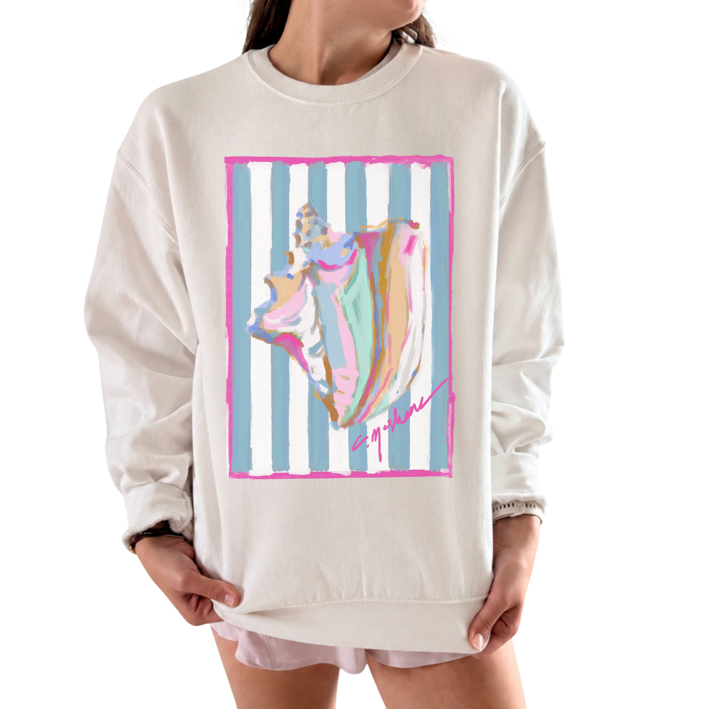 "Tide & Treasure" Art Sweatshirt