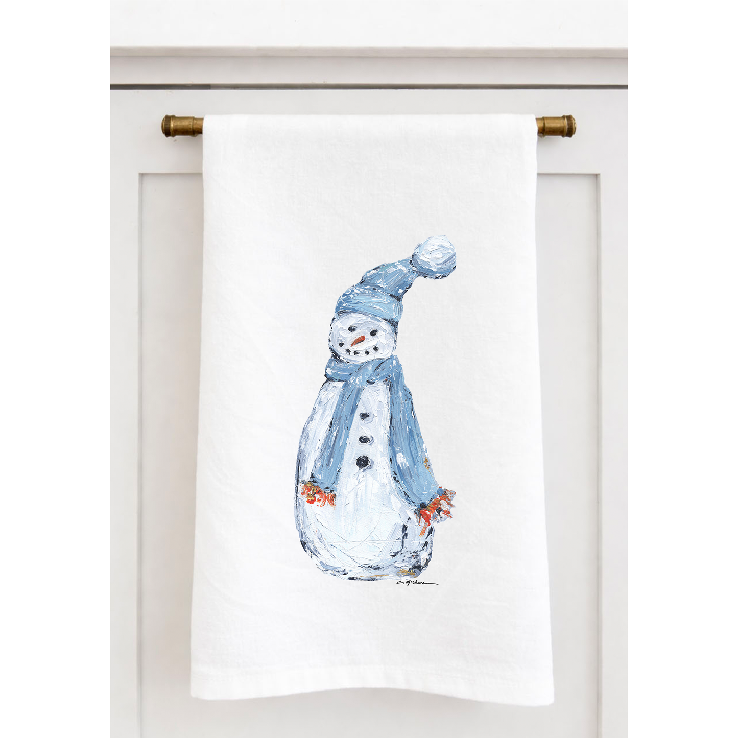 "Frosty" Tea Towel