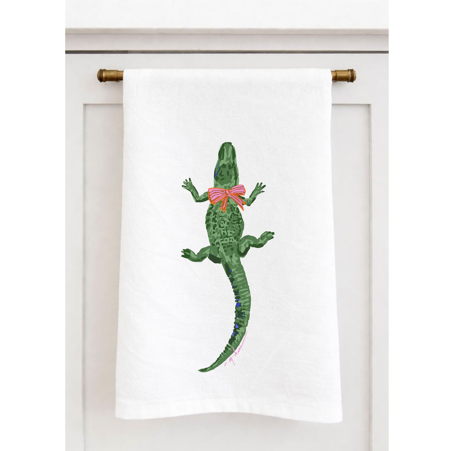 "Gator Love" Tea Towel