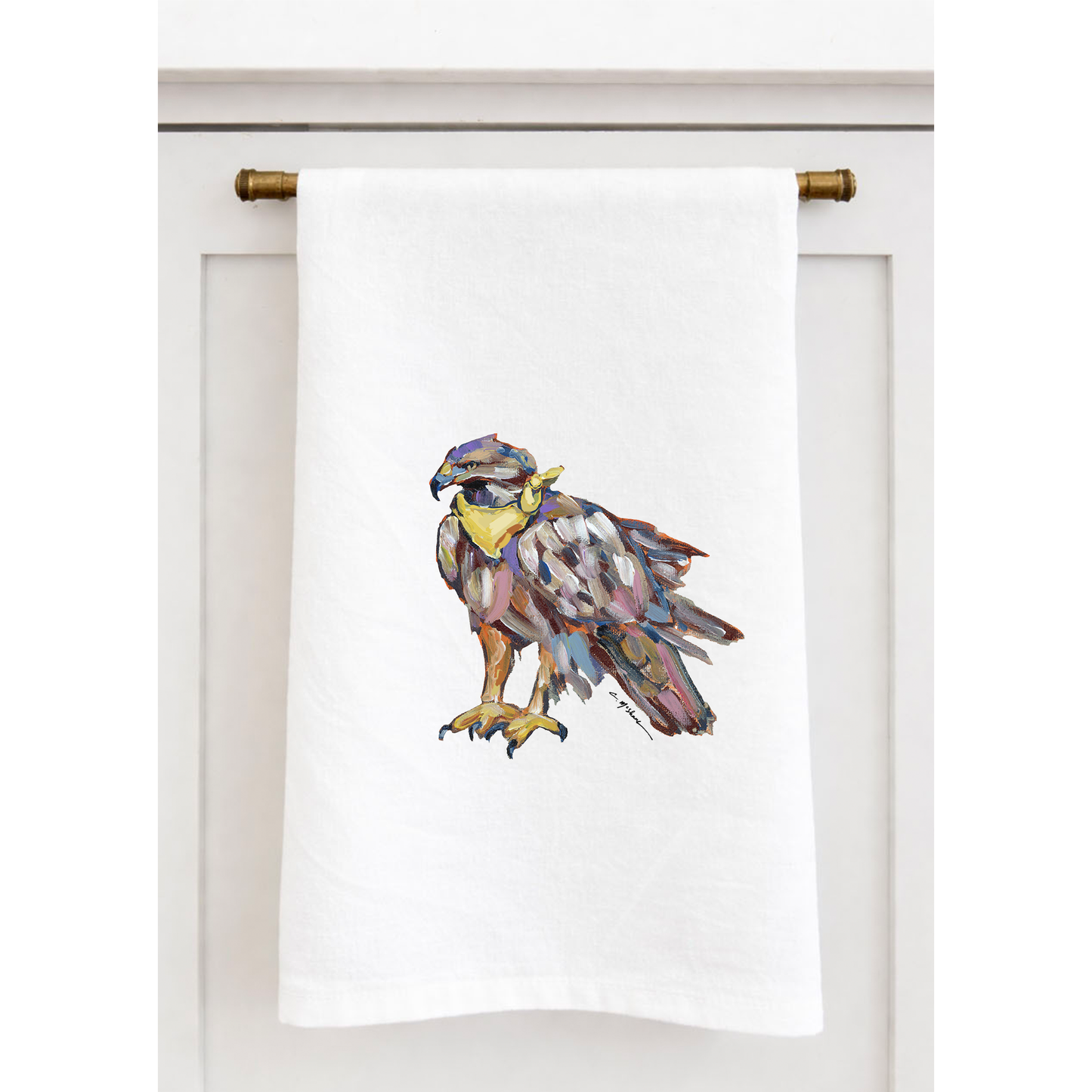 "Golden Eagle" Tea Towel