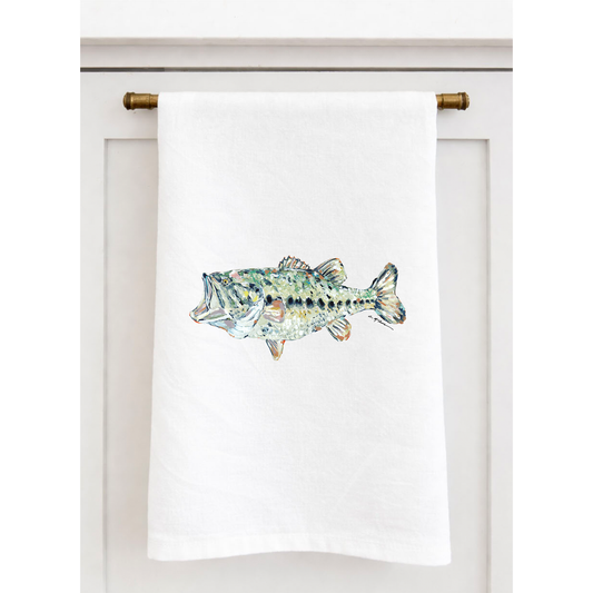 "Gone Fishin" Tea Towel