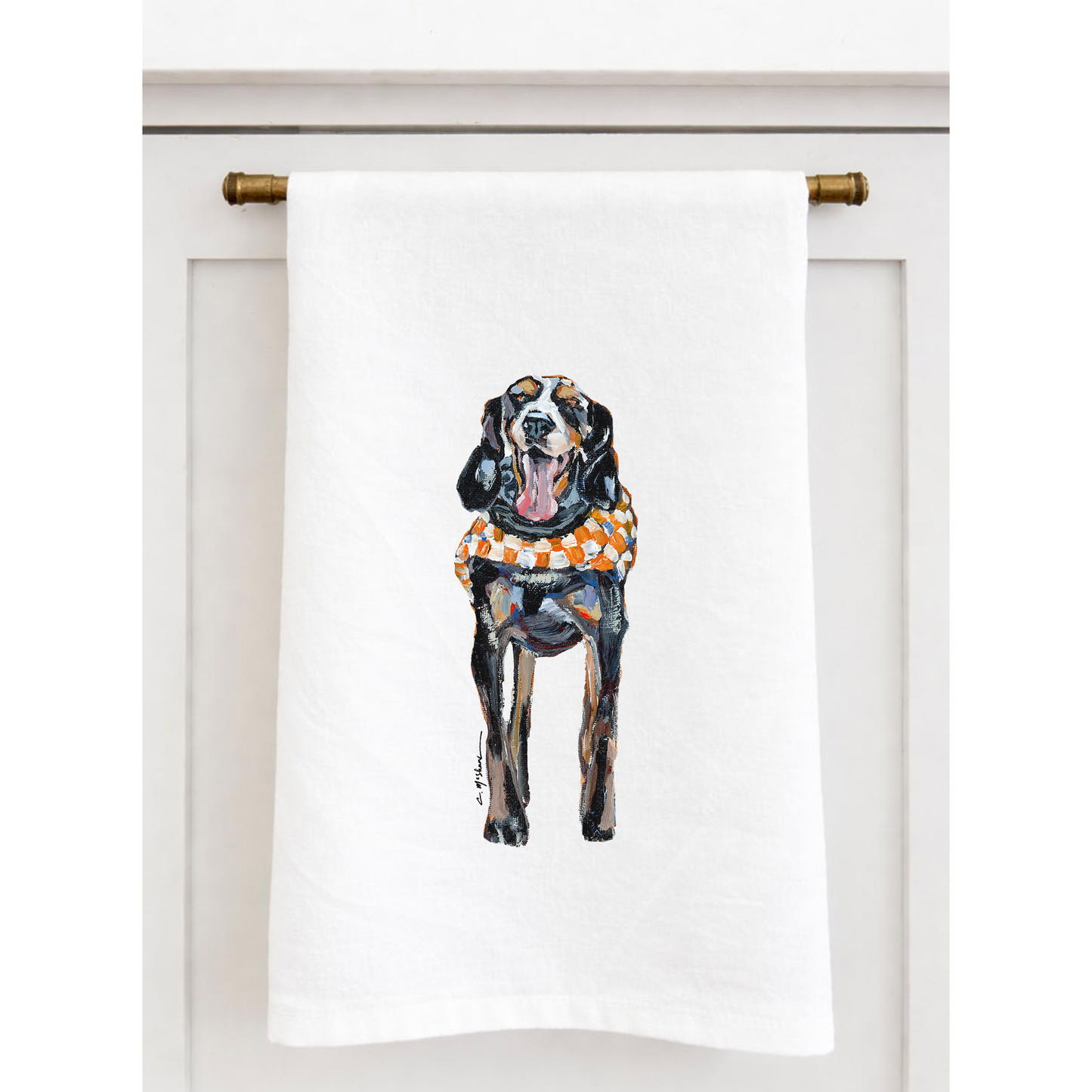 "Hound" Tea Towel