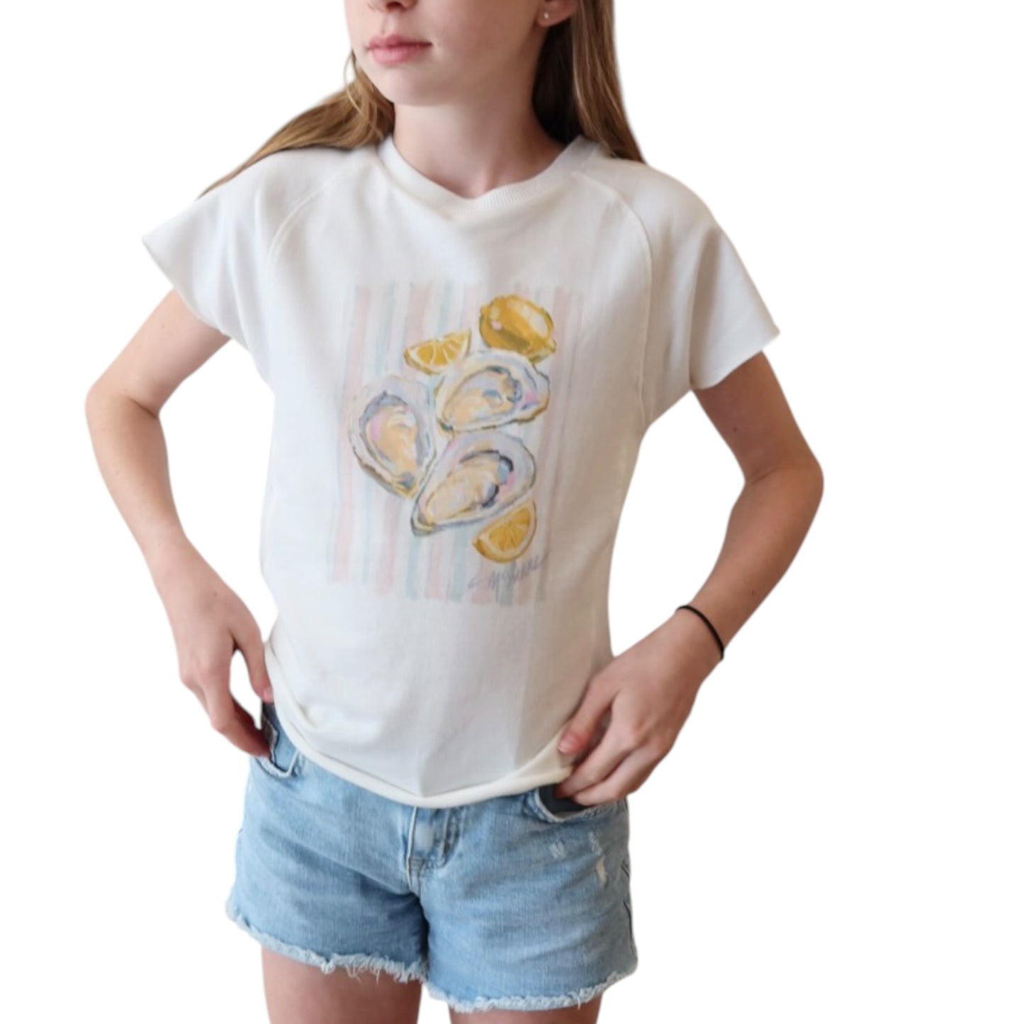 "Oysters & Lemons" Youth Art-T-shirt
