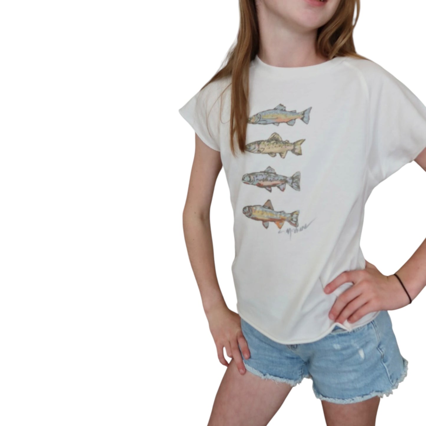 "Trout Love" Youth Art-T-shirt
