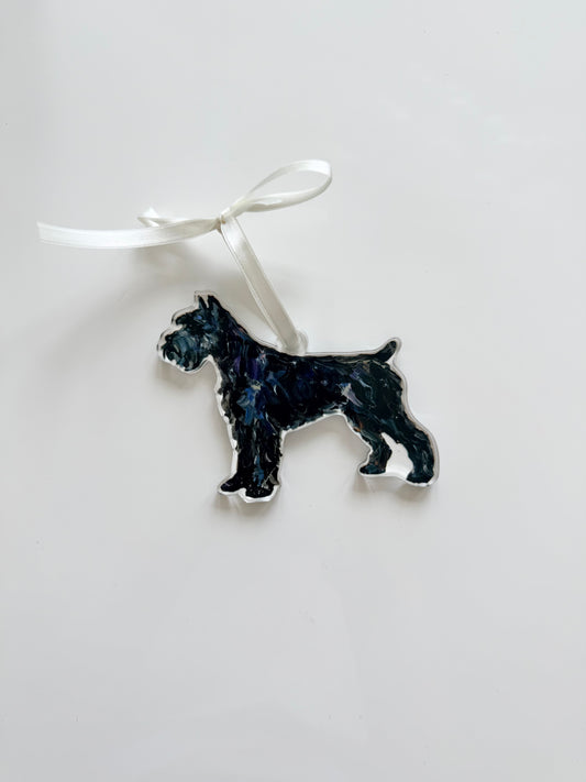Schnauzer black (Ornament)
