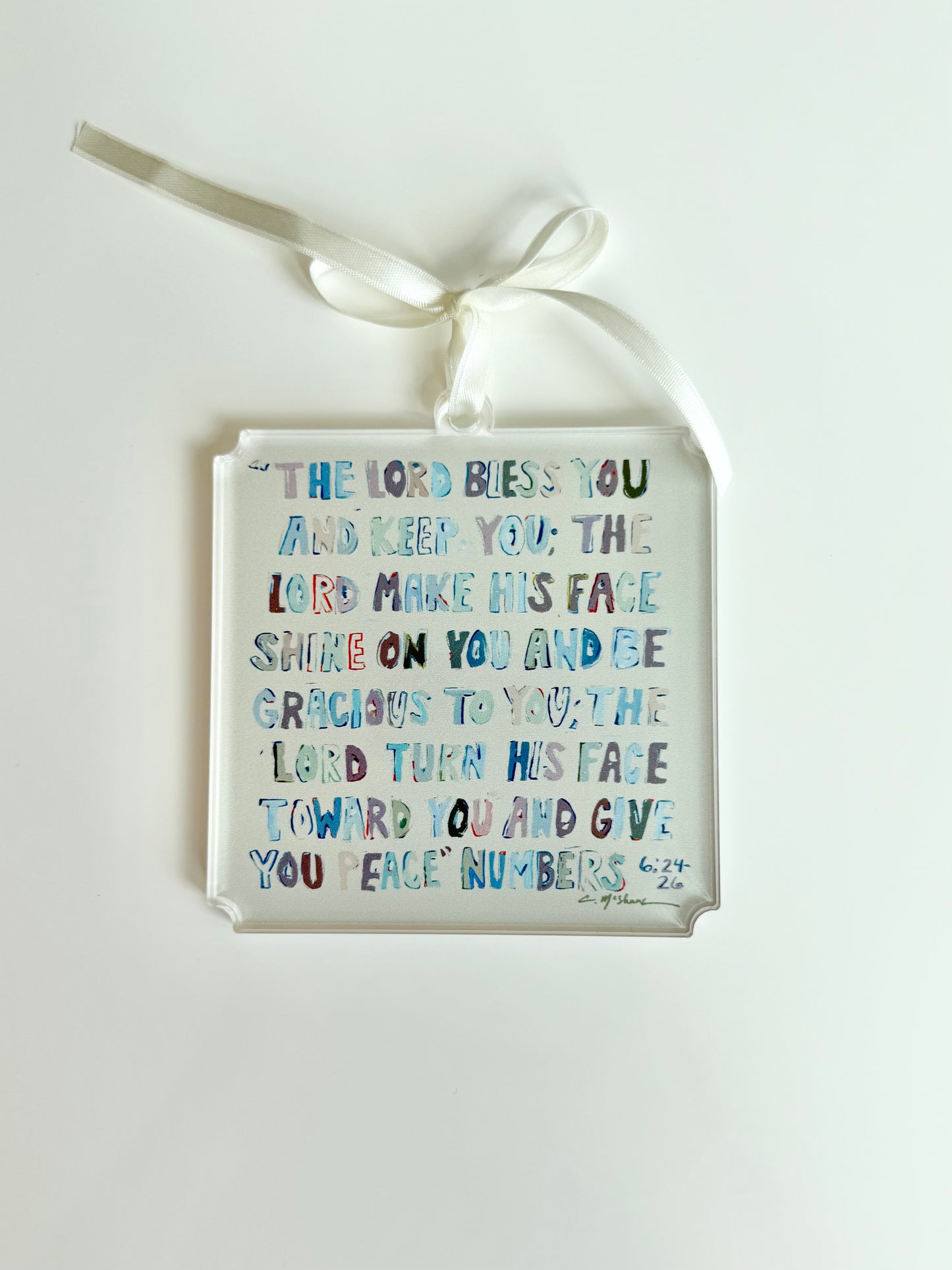 Numbers Bible Verse (Ornament)