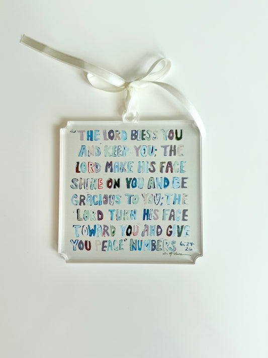 Numbers Bible Verse (Ornament)