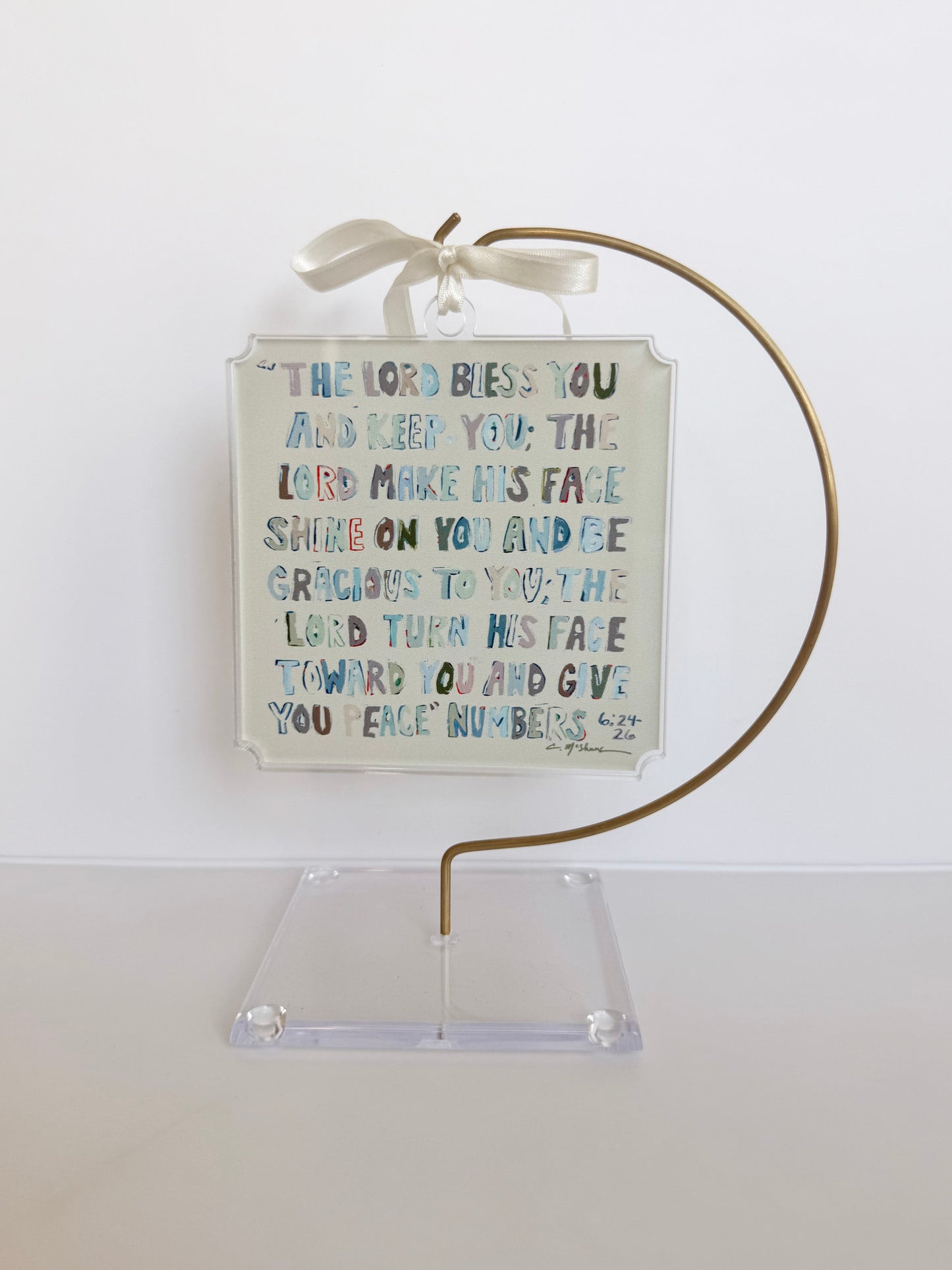 Numbers Bible Verse (Ornament)