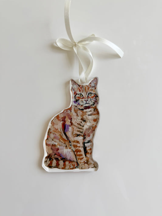 Ginger Tabby Cat (Ornament)