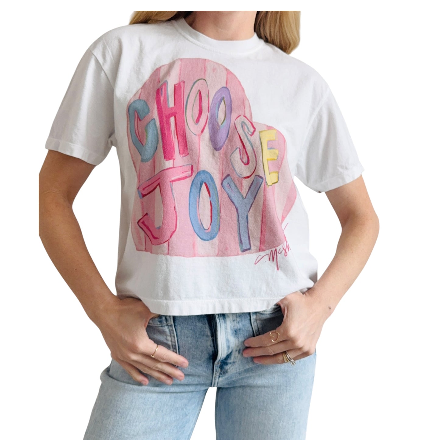 "Choose Joy" Comfort Color Art-T-shirt