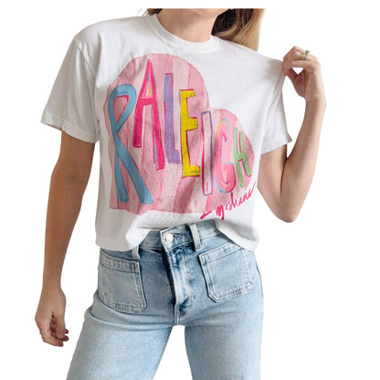 Raleigh Love" Comfort Color Art-T-shirt